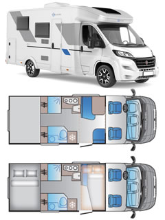 Sunliving S 70 SP - tloris